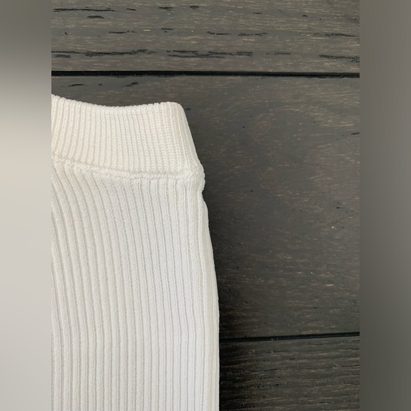 Zara White Sleeveless Asymmetrical Neckline Top - Picture 7 of 9